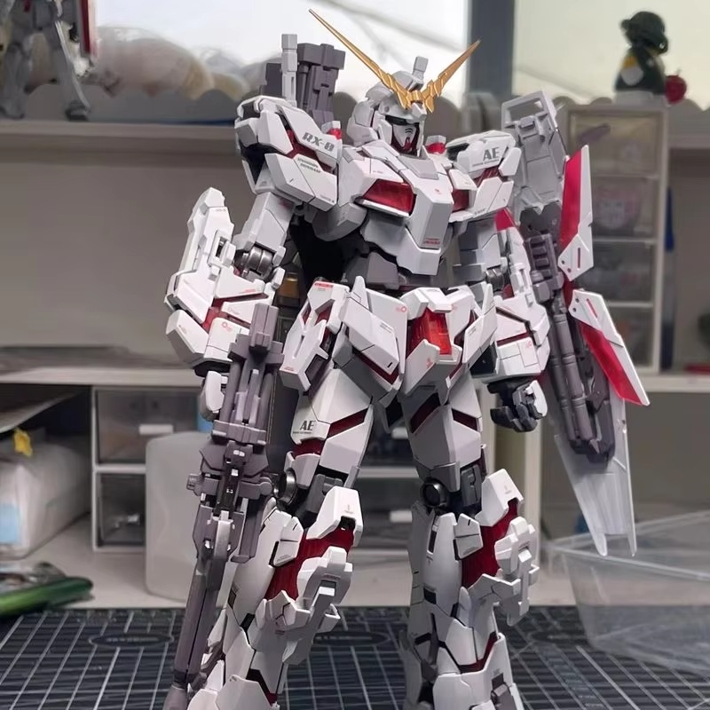 Bandai Gundam Rg - 재고 있음 Hg 1/144 Rx-0 유니콘