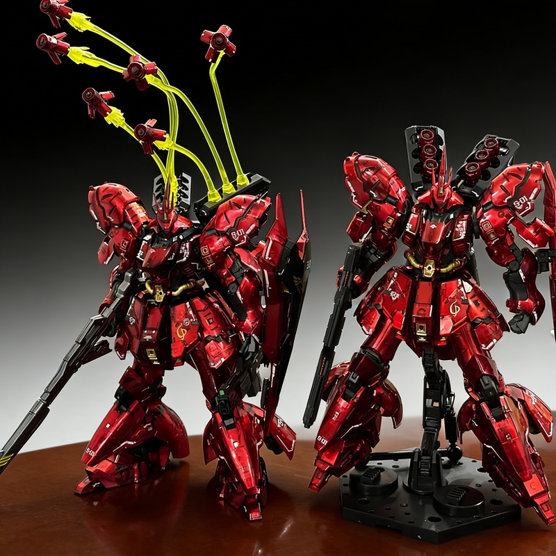 Bandai Gundam Rg - 스타 RG 1/144 사자비 전기도금 투명