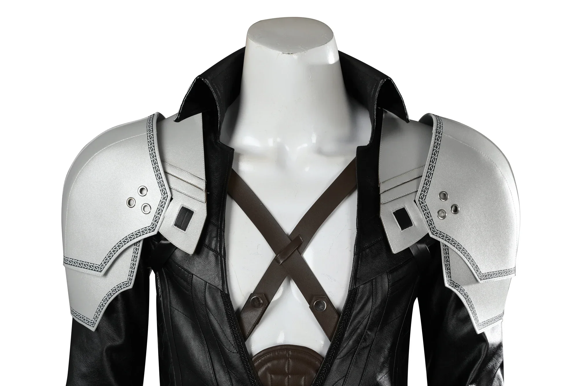 FF7 세피로스 코스프레 코스튬 블랙 판타지 가죽 코트 - Aerith Cosplay Prop 리뷰 및 가격