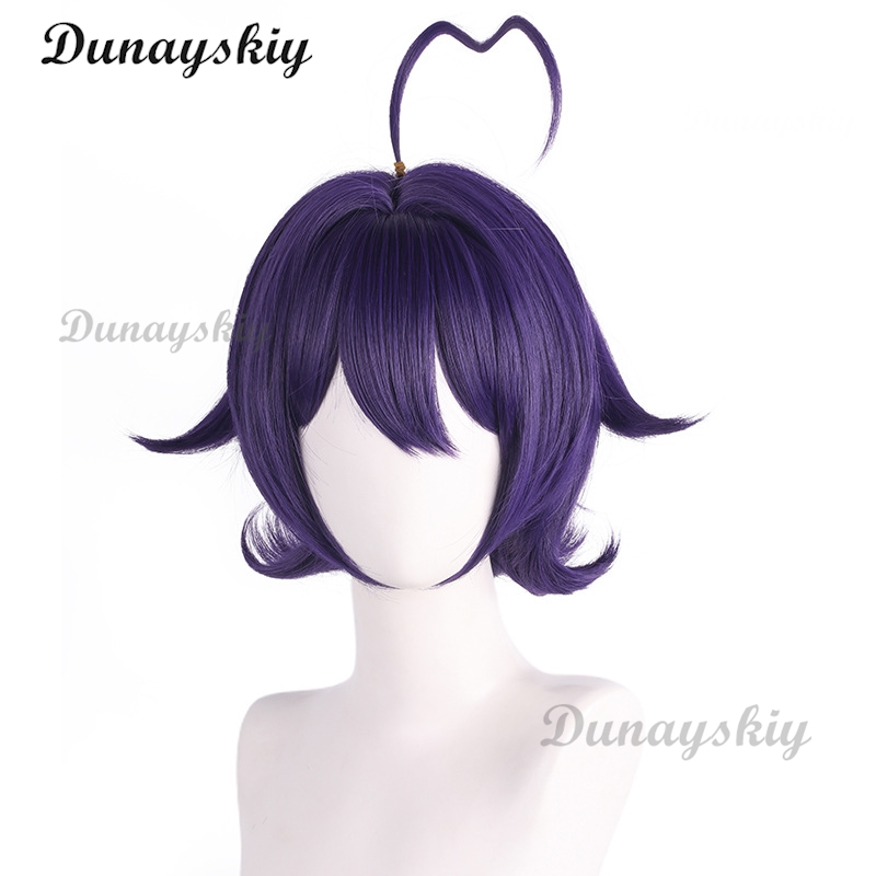 마법 소녀 히이라기 우테나 코스프레 가발 보라색 짧은  - Cosplay Floating Prop 리뷰 및 가격
