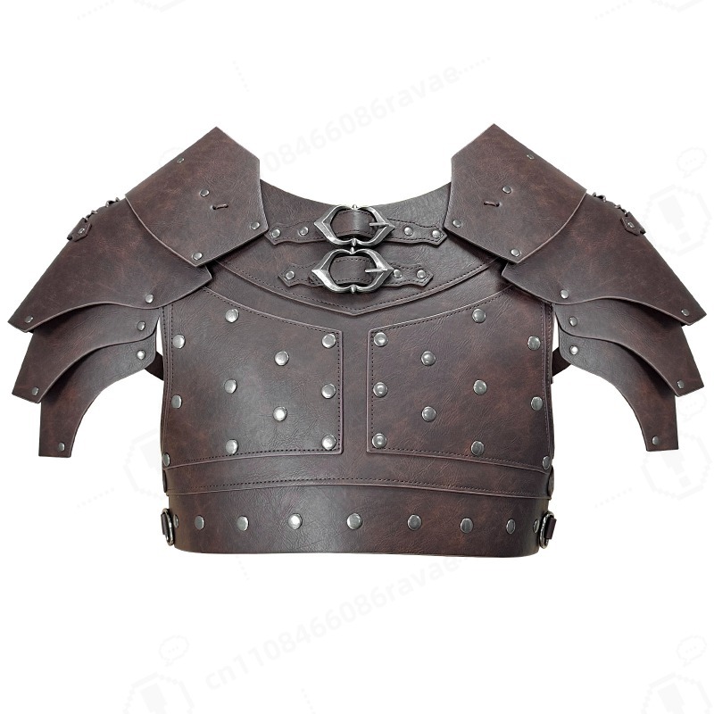 중세 스타일 스터드 장식 어깨 가슴 갑옷 바이킹 하네스 - Prop For Cosplay 리뷰 및 가격
