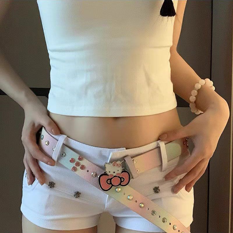새로운 벨트 - 밀레니엄 KT 핑크 캣 헤드 걸 케이티 - Easy Cosplay Prop 리뷰 및 가격