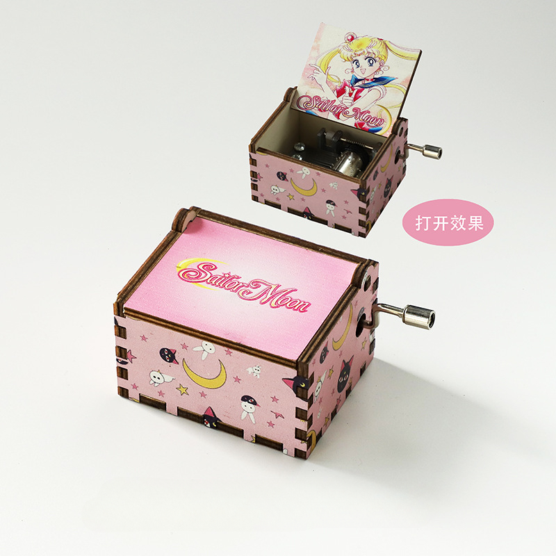 세일러 문 테마 뮤직 박스 장식품 파티 나무 손으로 돌 - Cosplay Floating Prop 리뷰 및 가격