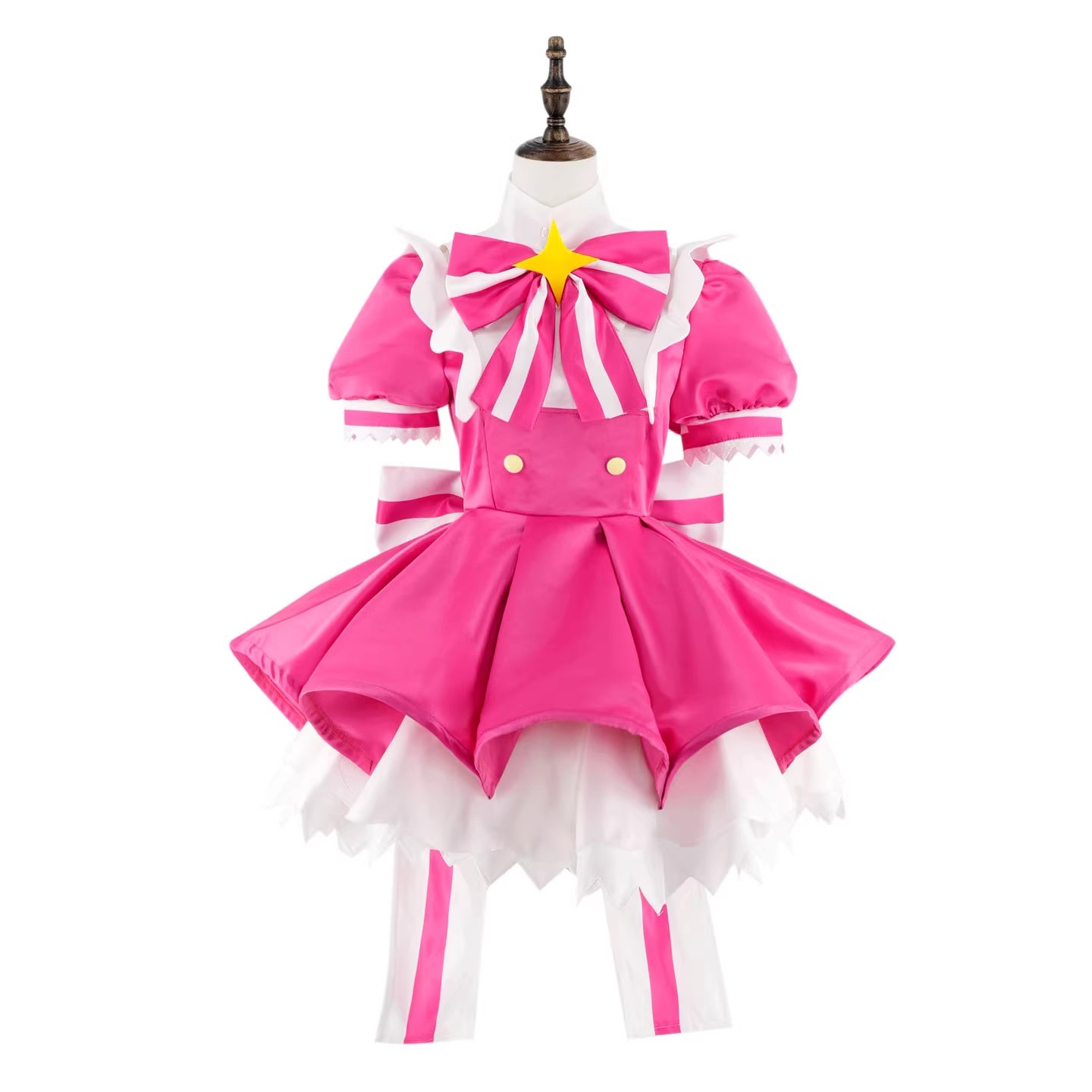 MMiku Retry 코스프레 의상 가발 핑크 드레스  - Cosplay Floating Prop 리뷰 및 가격